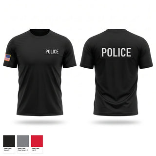 Short Sleeve Performance Shirt, McGregor Police Department, Police, Teamtime, Team time, sublimation, custom sports apparel, team uniforms, spirit wear, spiritwear, sports uniforms, custom shirts, team store, custom team store, fundraiser sports, apparel fundraiser