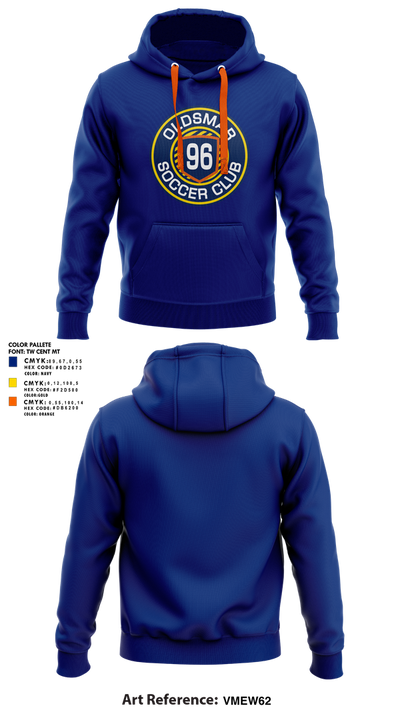 Oldsmar Soccer Club 88985804 Hoodie - 1