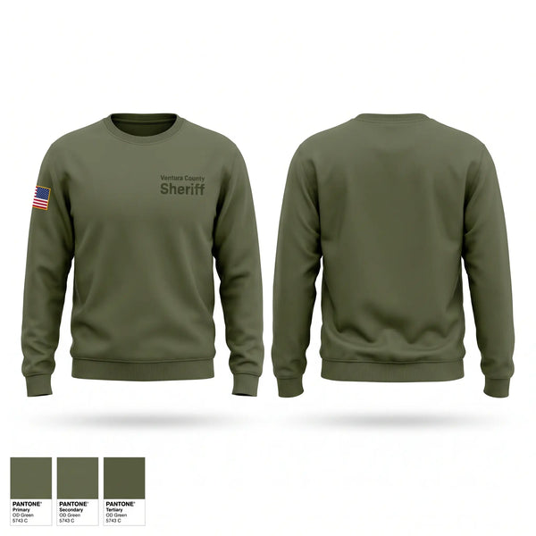 Crew Neck Sweatshirt, Ventura County Sheriff, Police, Teamtime, Team time, sublimation, custom sports apparel, team uniforms, spirit wear, spiritwear, sports uniforms, custom shirts, team store, custom team store, fundraiser sports, apparel fundraiser