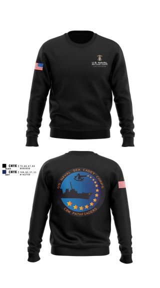 Crew Neck Sweatshirt, Pathfinders, Navy, Teamtime, Team time, sublimation, custom sports apparel, team uniforms, spirit wear, spiritwear, sports uniforms, custom shirts, team store, custom team store, fundraiser sports, apparel fundraiser