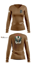 Mobile County Sheriff’s Office Women's Long Sleeve V-neck Shirt - 100