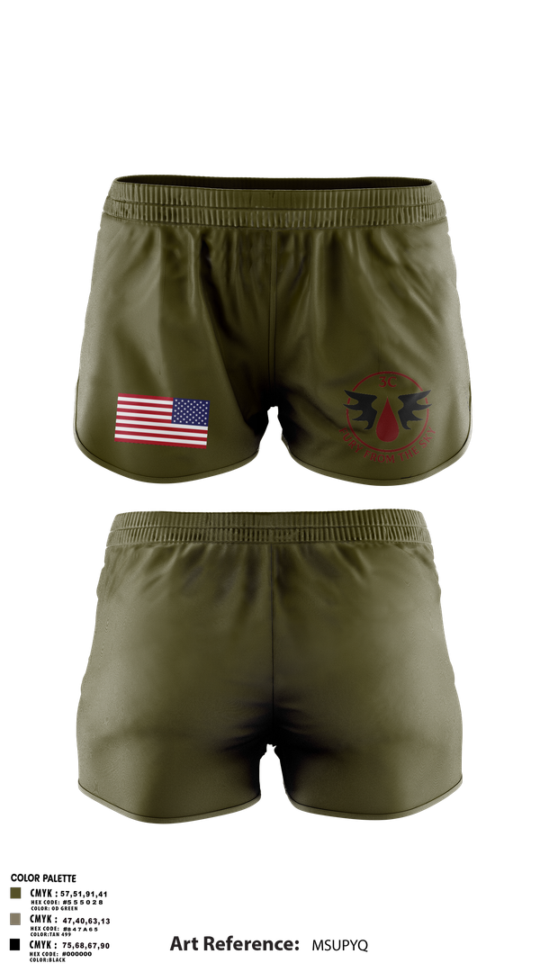 Ranger Panties, CCo, 1-508PIR (OG), Army, Teamtime, Team time, sublimation, custom sports apparel, team uniforms, spirit wear, spiritwear, sports uniforms, custom shirts, team store, custom team store, fundraiser sports, apparel fundraiser