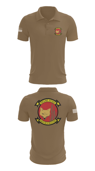 Headquarters & Headquarters Squadron 11394515 Short Sleeve Performance Polo - 7
