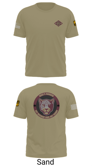 Short Sleeve Performance Shirt, Ross Rangers, Army, Teamtime, Team time, sublimation, custom sports apparel, team uniforms, spirit wear, spiritwear, sports uniforms, custom shirts, team store, custom team store, fundraiser sports, apparel fundraiser