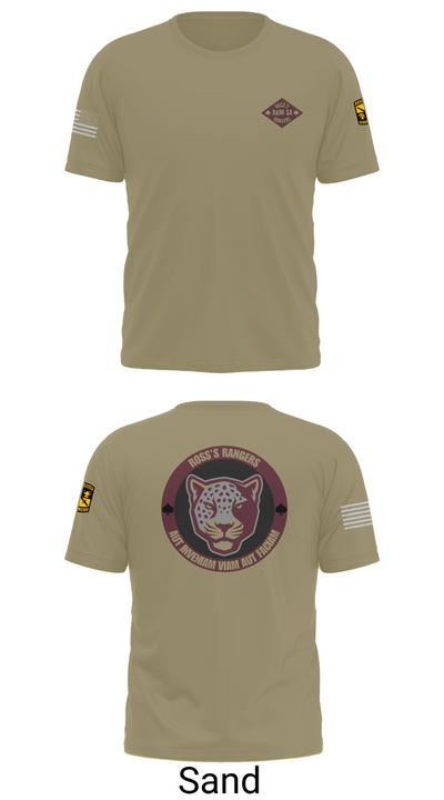 Ross Rangers 12757197 Short Sleeve Performance Shirt - 96