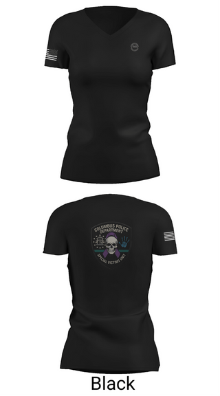 Womens Short Sleeve Vneck Shirt, Special Victims Unit, Police, Teamtime, Team time, sublimation, custom sports apparel, team uniforms, spirit wear, spiritwear, sports uniforms, custom shirts, team store, custom team store, fundraiser sports, apparel fundraiser