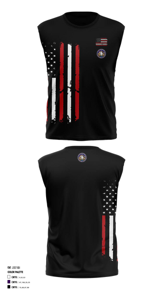Sleeveless Performance Shirt, Whitman County Sheriff's Office Corrections, Police, Teamtime, Team time, sublimation, custom sports apparel, team uniforms, spirit wear, spiritwear, sports uniforms, custom shirts, team store, custom team store, fundraiser sports, apparel fundraiser