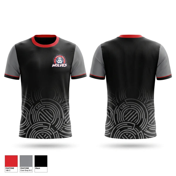 Short Sleeve Performance Shirt, E.L. Wright Middle School Football, , Teamtime, Team time, sublimation, custom sports apparel, team uniforms, spirit wear, spiritwear, sports uniforms, custom shirts, team store, custom team store, fundraiser sports, apparel fundraiser