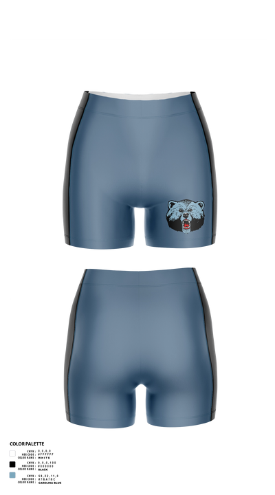 Livingstone College Blue Bears Women's Compression Shorts - 22