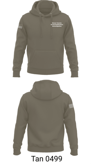 Hoodie, Bexar County Arson/Explosives Investigation, Police, Teamtime, Team time, sublimation, custom sports apparel, team uniforms, spirit wear, spiritwear, sports uniforms, custom shirts, team store, custom team store, fundraiser sports, apparel fundraiser
