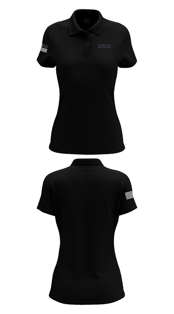 Womens Short Sleeve Performance Polo, SkyBridge Aviation, , Teamtime, Team time, sublimation, custom sports apparel, team uniforms, spirit wear, spiritwear, sports uniforms, custom shirts, team store, custom team store, fundraiser sports, apparel fundraiser