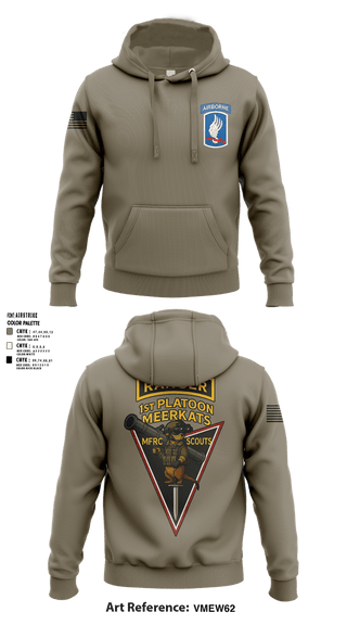 Hoodie, MFRC 173rd, Army, Teamtime, Team time, sublimation, custom sports apparel, team uniforms, spirit wear, spiritwear, sports uniforms, custom shirts, team store, custom team store, fundraiser sports, apparel fundraiser