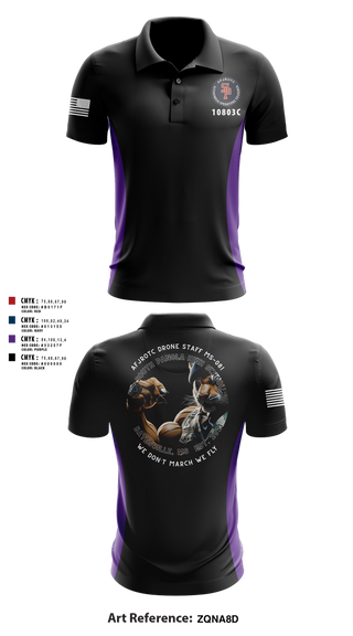 Short Sleeve Performance Polo, AFJROTC MS-081 DRONE TEAM, , Teamtime, Team time, sublimation, custom sports apparel, team uniforms, spirit wear, spiritwear, sports uniforms, custom shirts, team store, custom team store, fundraiser sports, apparel fundraiser