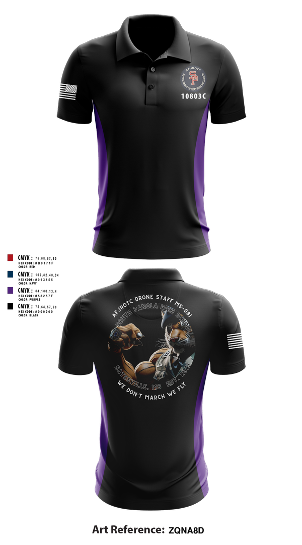 Short Sleeve Performance Polo, AFJROTC MS-081 DRONE TEAM, , Teamtime, Team time, sublimation, custom sports apparel, team uniforms, spirit wear, spiritwear, sports uniforms, custom shirts, team store, custom team store, fundraiser sports, apparel fundraiser