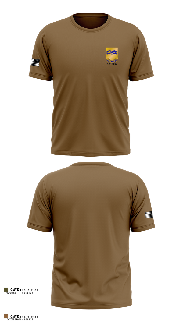 Old School Cotton Feel Shirt, 3-116 CAV, , Teamtime, Team time, sublimation, custom sports apparel, team uniforms, spirit wear, spiritwear, sports uniforms, custom shirts, team store, custom team store, fundraiser sports, apparel fundraiser