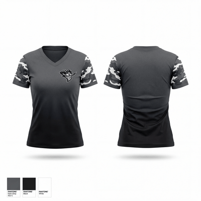 Houston Outlaws 62598113 Women's Short Sleeve V-neck Shirt - 1