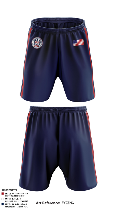 American Renaissance Academy Athletic Shorts With Pockets - 22