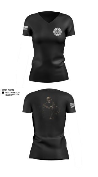 Womens Short Sleeve Vneck Shirt, ALC CLASS 26-004, Army, Teamtime, Team time, sublimation, custom sports apparel, team uniforms, spirit wear, spiritwear, sports uniforms, custom shirts, team store, custom team store, fundraiser sports, apparel fundraiser