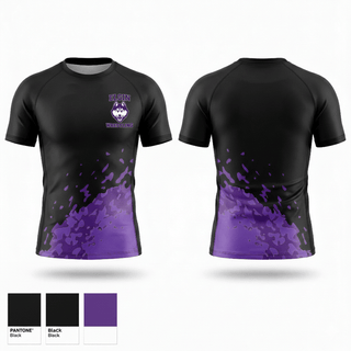 Short Sleeve Rash Guard Shirt, Elgin Huskies, Wrestling, Teamtime, Team time, sublimation, custom sports apparel, team uniforms, spirit wear, spiritwear, sports uniforms, custom shirts, team store, custom team store, fundraiser sports, apparel fundraiser