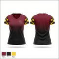 Hickory Tornadoes Women's Short Sleeve V-neck Shirt - 1