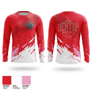 Long Sleeve Performance Shirt, NextUp Royalty, Women's Basketball, Teamtime, Team time, sublimation, custom sports apparel, team uniforms, spirit wear, spiritwear, sports uniforms, custom shirts, team store, custom team store, fundraiser sports, apparel fundraiser