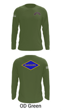 5th Rangers 1510549 Long Sleeve Performance Shirt 46