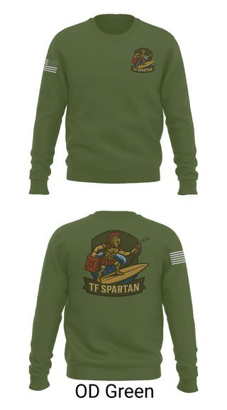 Crew Neck Sweatshirt, Task Force Spartan, , Teamtime, Team time, sublimation, custom sports apparel, team uniforms, spirit wear, spiritwear, sports uniforms, custom shirts, team store, custom team store, fundraiser sports, apparel fundraiser