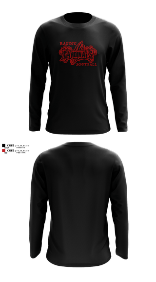 Long Sleeve Performance Shirt, Raging Cardinals, Softball, Teamtime, Team time, sublimation, custom sports apparel, team uniforms, spirit wear, spiritwear, sports uniforms, custom shirts, team store, custom team store, fundraiser sports, apparel fundraiser