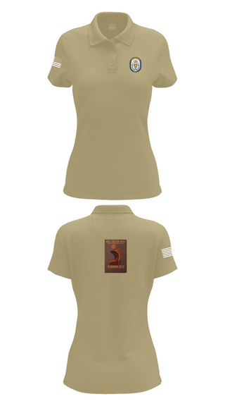 Womens Short Sleeve Performance Polo, Uss Carter Hall, , Teamtime, Team time, sublimation, custom sports apparel, team uniforms, spirit wear, spiritwear, sports uniforms, custom shirts, team store, custom team store, fundraiser sports, apparel fundraiser