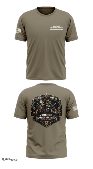 Short Sleeve Performance Shirt, Vance County Sheriff Office Criminal Investigations Division, Police, Teamtime, Team time, sublimation, custom sports apparel, team uniforms, spirit wear, spiritwear, sports uniforms, custom shirts, team store, custom team store, fundraiser sports, apparel fundraiser