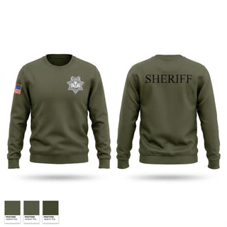 Crew Neck Sweatshirt, Modoc County Sheriff's Office, Police, Teamtime, Team time, sublimation, custom sports apparel, team uniforms, spirit wear, spiritwear, sports uniforms, custom shirts, team store, custom team store, fundraiser sports, apparel fundraiser