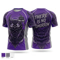 NIGHT OWL WRESTLING Short Sleeve Rash Guard Shirt - 1