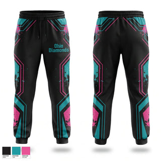 Sweatpants, Ohio Diamonds, Softball, Teamtime, Team time, sublimation, custom sports apparel, team uniforms, spirit wear, spiritwear, sports uniforms, custom shirts, team store, custom team store, fundraiser sports, apparel fundraiser