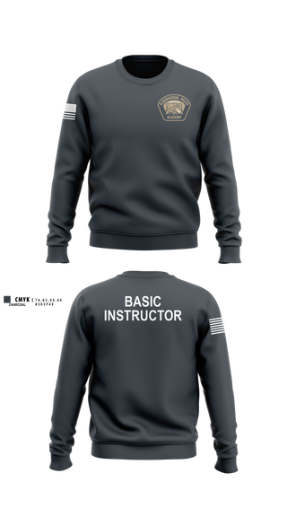 Crew Neck Sweatshirt, Academy- Basic Unit, Police, Teamtime, Team time, sublimation, custom sports apparel, team uniforms, spirit wear, spiritwear, sports uniforms, custom shirts, team store, custom team store, fundraiser sports, apparel fundraiser