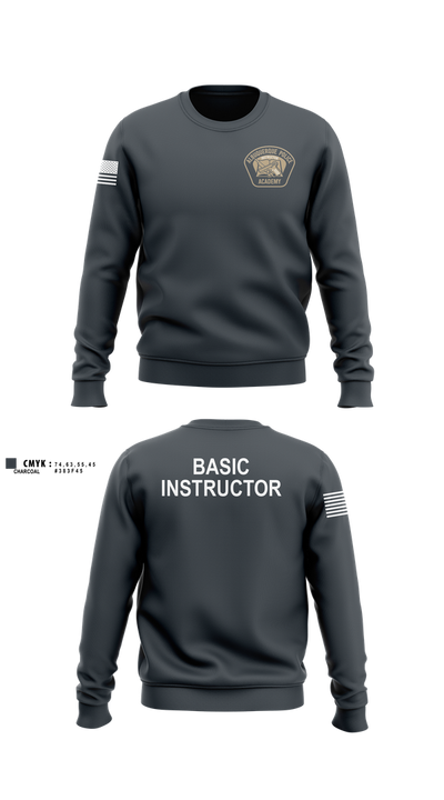 Academy- Basic Unit Crew Neck Sweatshirt - 1