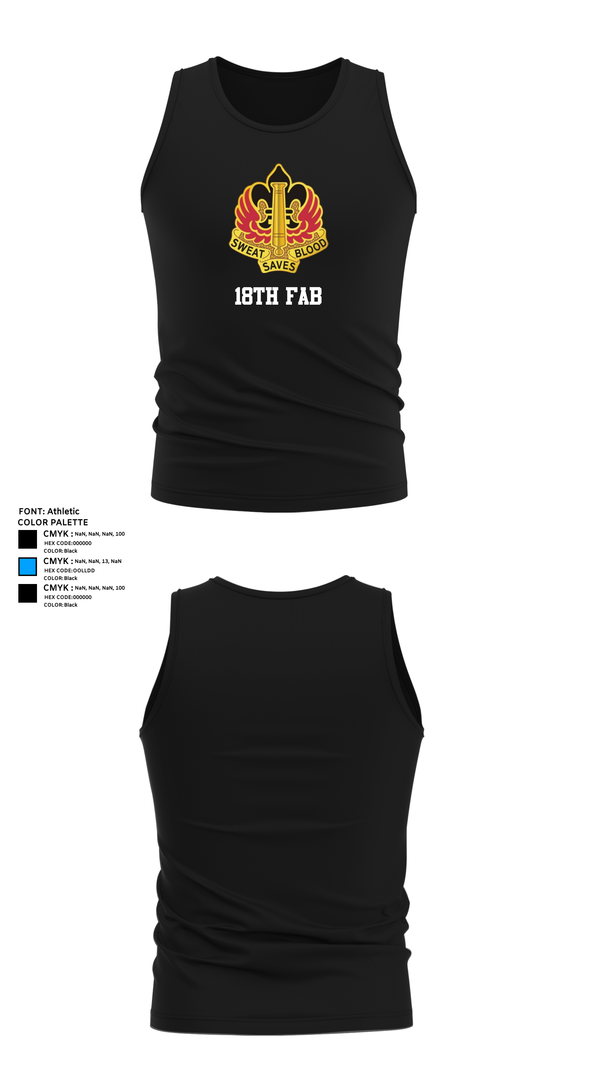 Tank Top, 18th FAB, , Teamtime, Team time, sublimation, custom sports apparel, team uniforms, spirit wear, spiritwear, sports uniforms, custom shirts, team store, custom team store, fundraiser sports, apparel fundraiser
