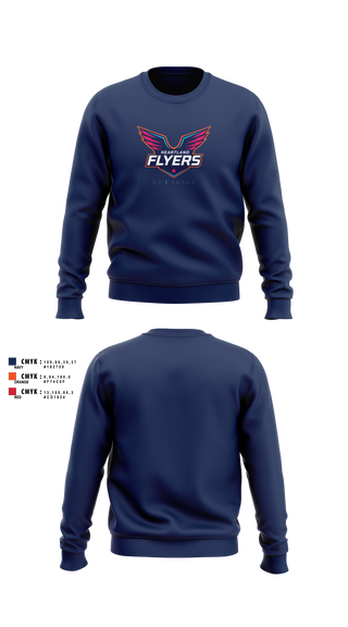 Crew Neck Sweatshirt, Heartland Flyers, Track & Field, Teamtime, Team time, sublimation, custom sports apparel, team uniforms, spirit wear, spiritwear, sports uniforms, custom shirts, team store, custom team store, fundraiser sports, apparel fundraiser