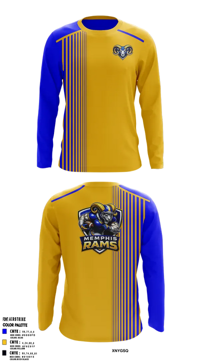 Memphis Rams 44971969 Long Sleeve Performance Shirt 4