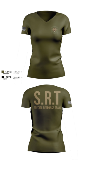 Womens Short Sleeve Vneck Shirt, Tri-County SRT, Police, Teamtime, Team time, sublimation, custom sports apparel, team uniforms, spirit wear, spiritwear, sports uniforms, custom shirts, team store, custom team store, fundraiser sports, apparel fundraiser