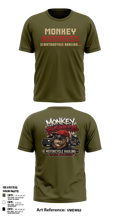 Monkey Business Motorcycle Hauling 21816516 Short Sleeve Performance Shirt - 10