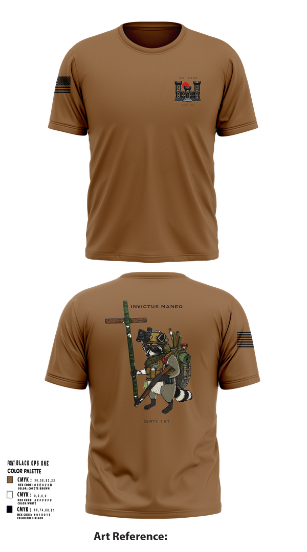 Short Sleeve Performance Shirt, 441st Engineer Company, Army, Teamtime, Team time, sublimation, custom sports apparel, team uniforms, spirit wear, spiritwear, sports uniforms, custom shirts, team store, custom team store, fundraiser sports, apparel fundraiser