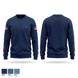 Crew Neck Sweatshirt, Perryville Police Department, Police, Teamtime, Team time, sublimation, custom sports apparel, team uniforms, spirit wear, spiritwear, sports uniforms, custom shirts, team store, custom team store, fundraiser sports, apparel fundraiser