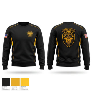 Crew Neck Sweatshirt, Rockdale County SO Honor Guard, Police, Teamtime, Team time, sublimation, custom sports apparel, team uniforms, spirit wear, spiritwear, sports uniforms, custom shirts, team store, custom team store, fundraiser sports, apparel fundraiser