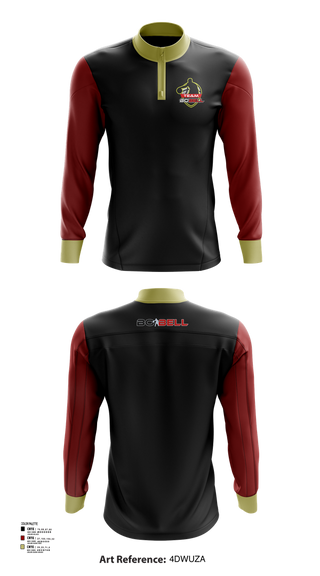 Quarter Zip Jacket, Team Bo Bell, Men's Basketball, Teamtime, Team time, sublimation, custom sports apparel, team uniforms, spirit wear, spiritwear, sports uniforms, custom shirts, team store, custom team store, fundraiser sports, apparel fundraiser
