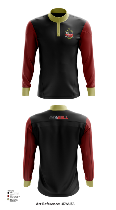 Team Bo Bell 4805732 Quarter Zip Jacket - 41