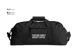 Duffle Bag, Stafford County Sheriff’s Office, Police, Teamtime, Team time, sublimation, custom sports apparel, team uniforms, spirit wear, spiritwear, sports uniforms, custom shirts, team store, custom team store, fundraiser sports, apparel fundraiser