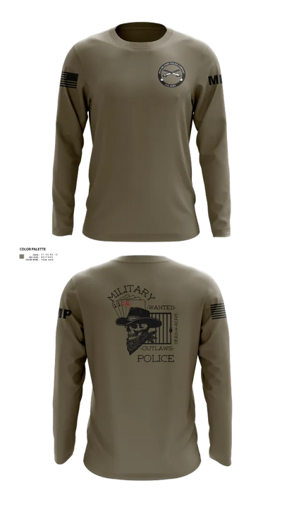 3RD PLATOON OUTLAWS Long Sleeve Performance Shirt 20