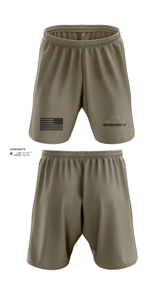 Athletic Shorts With Pockets, Flathead County Sheriff's Office, Police, Teamtime, Team time, sublimation, custom sports apparel, team uniforms, spirit wear, spiritwear, sports uniforms, custom shirts, team store, custom team store, fundraiser sports, apparel fundraiser