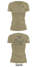 Naval Submarine Support Facility Women's Short Sleeve V-neck Shirt - 84