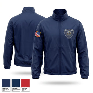 Windbreaker, Southbridge Police, Police, Teamtime, Team time, sublimation, custom sports apparel, team uniforms, spirit wear, spiritwear, sports uniforms, custom shirts, team store, custom team store, fundraiser sports, apparel fundraiser